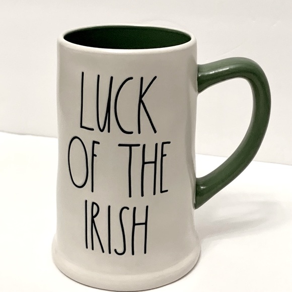 Rae Dunn LUCK OF THE IRISH Tall Mug